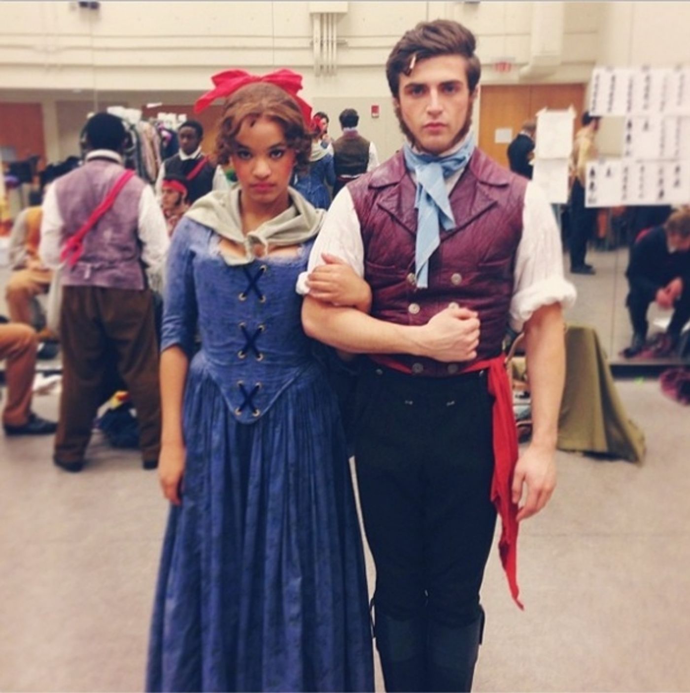 Photo Flash: Saturday Intermission Pics, March 8 - THE FANTASTICKS Prepare to Spring Ahead, KINKY BOOTS Welcomes ROCKY & More!  Image