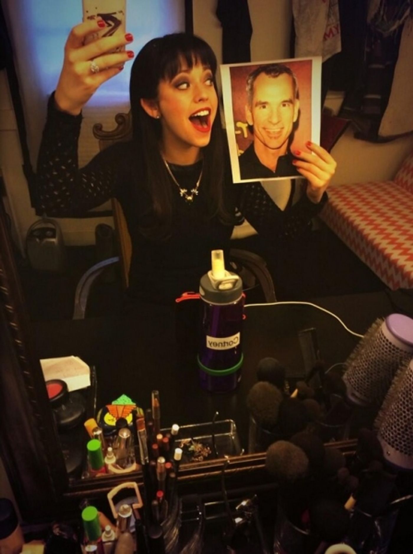 Photo Flash: Saturday Intermission Pics, March 8 - THE FANTASTICKS Prepare to Spring Ahead, KINKY BOOTS Welcomes ROCKY & More!  Image