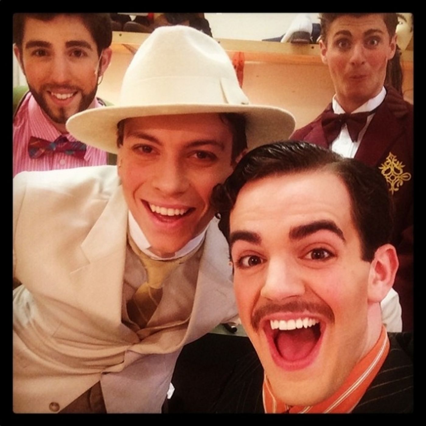 Photo Flash: Saturday Intermission Pics, March 8 - THE FANTASTICKS Prepare to Spring Ahead, KINKY BOOTS Welcomes ROCKY & More!  Image