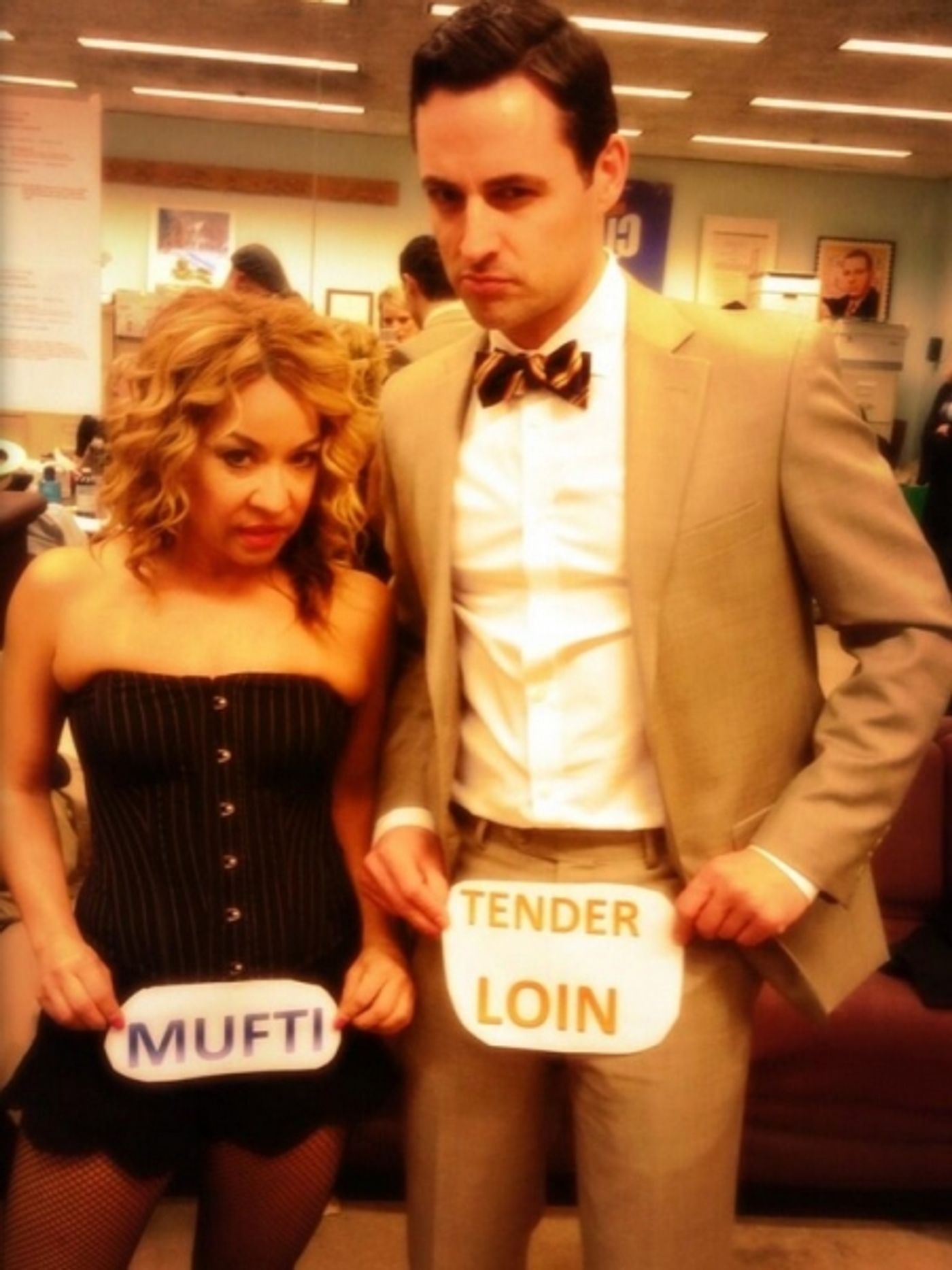 Photo Flash: Saturday Intermission Pics, March 8 - THE FANTASTICKS Prepare to Spring Ahead, KINKY BOOTS Welcomes ROCKY & More!  Image