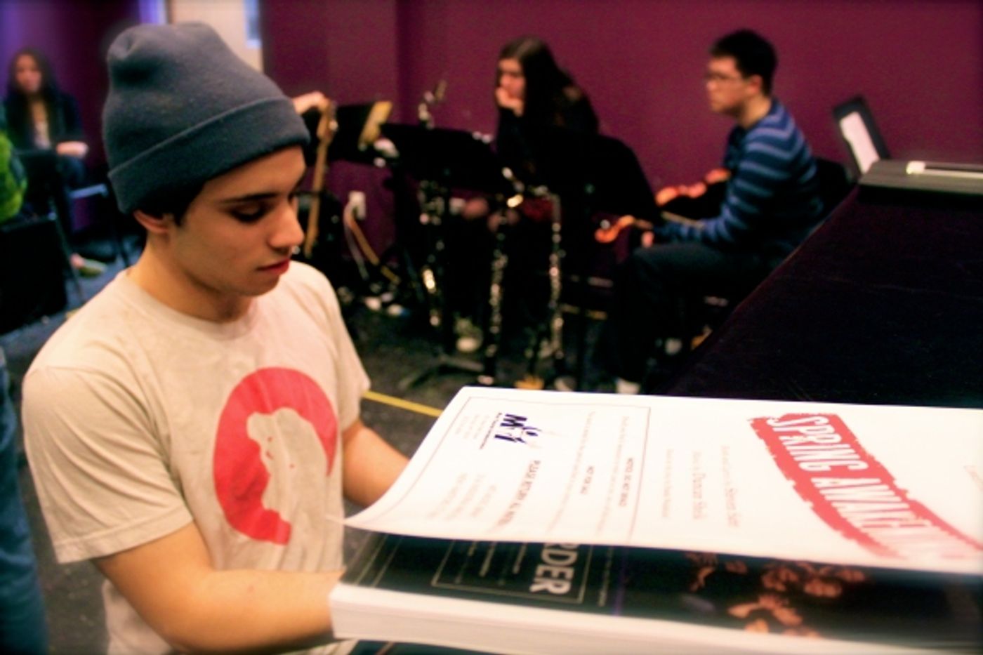 Photo Flash: In Rehearsal with HT Musical Theatre's SPRING AWAKENING, Beg. Tonight  Image