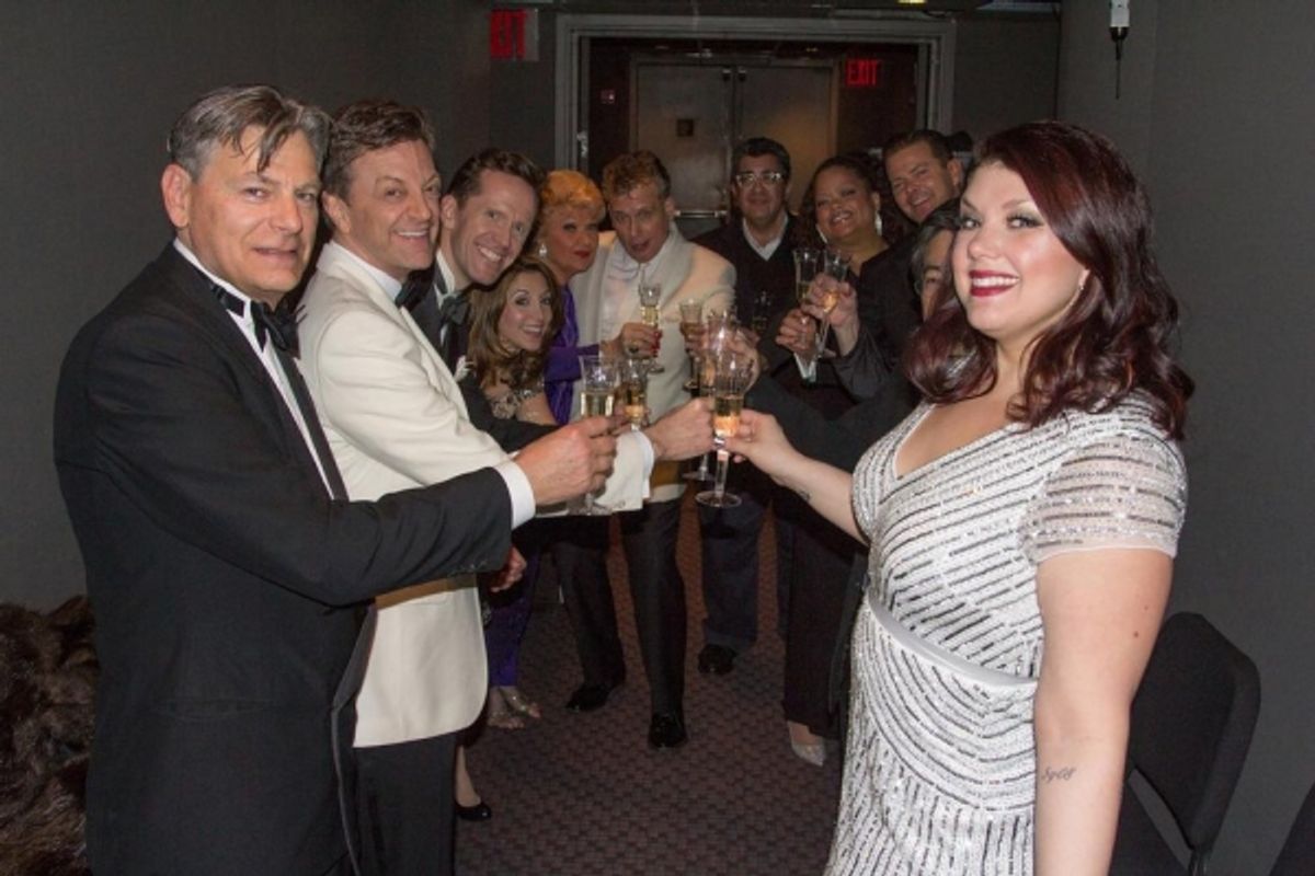 Cast of Jim Caruso''s CAST PARTY GOES TO THE MOVIES at 