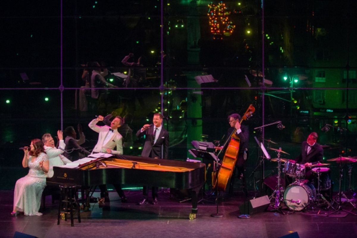 Cast of Jim Caruso''s CAST PARTY GOES TO THE MOVIES at 