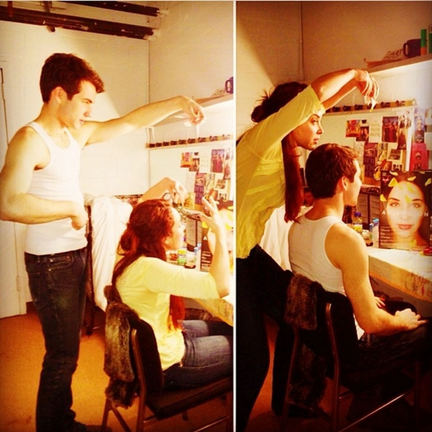 Photo Flash: Saturday Intermission Pics - March 8 - Part 2 - Backstage with 'VANYA AND SONIA' in L.A.; Plus IF/THEN, York's TENDERLOIN & More  Image