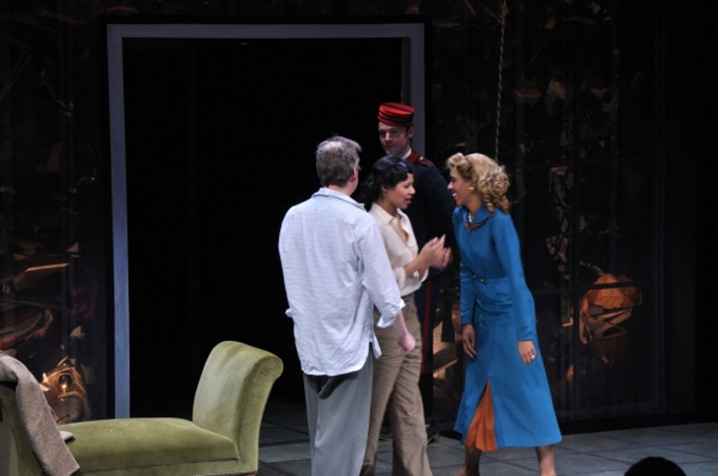 Photo Coverage: Inside Opening Night of Pearl Theatre Company's NO EXIT  Image