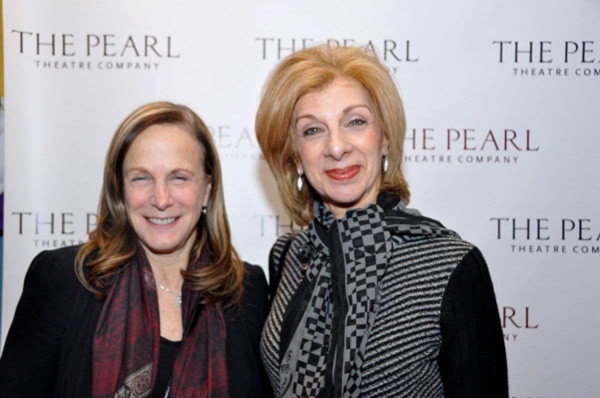 Lynne Malina and Vivian Diamanti at Inside Opening Night of Pearl Theatre Company's NO EXIT