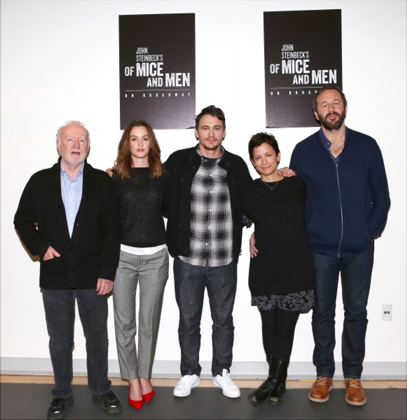 Photo Coverage: James Franco, Chris O'Dowd and OF MICE AND MEN Company Meet the Press! Photo Coverage: James Franco, Chris O'Dowd and OF MICE AND MEN Company Meet the Press! Image