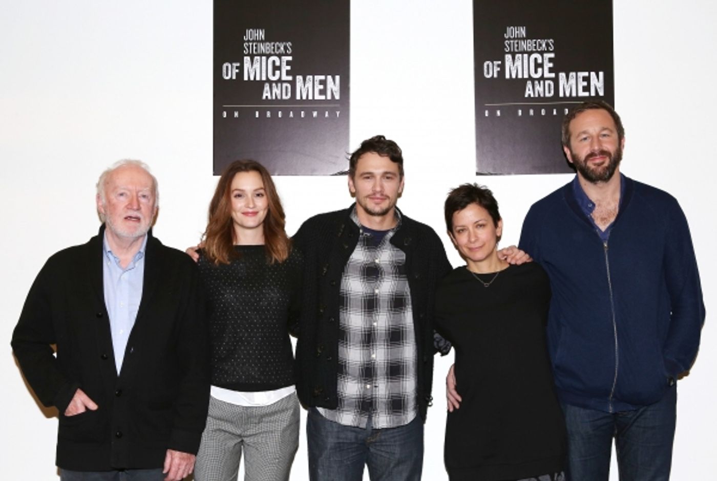 Photo Coverage: James Franco, Chris O'Dowd and OF MICE AND MEN Company Meet the Press! Photo Coverage: James Franco, Chris O'Dowd and OF MICE AND MEN Company Meet the Press! Image