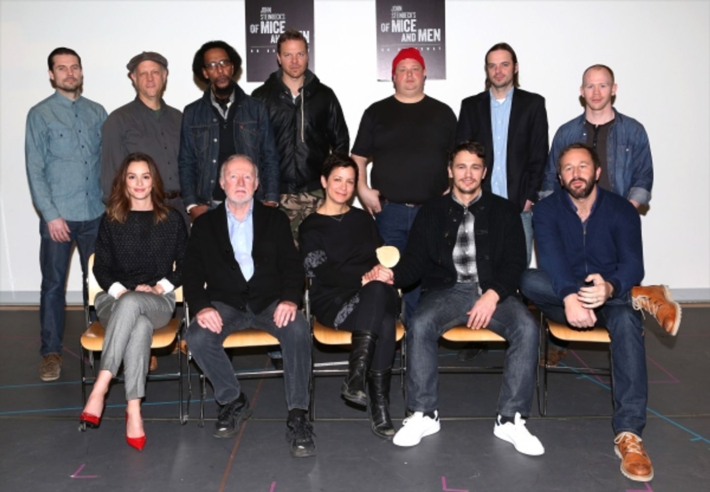 Photo Coverage: James Franco, Chris O'Dowd and OF MICE AND MEN Company Meet the Press! Photo Coverage: James Franco, Chris O'Dowd and OF MICE AND MEN Company Meet the Press! Image