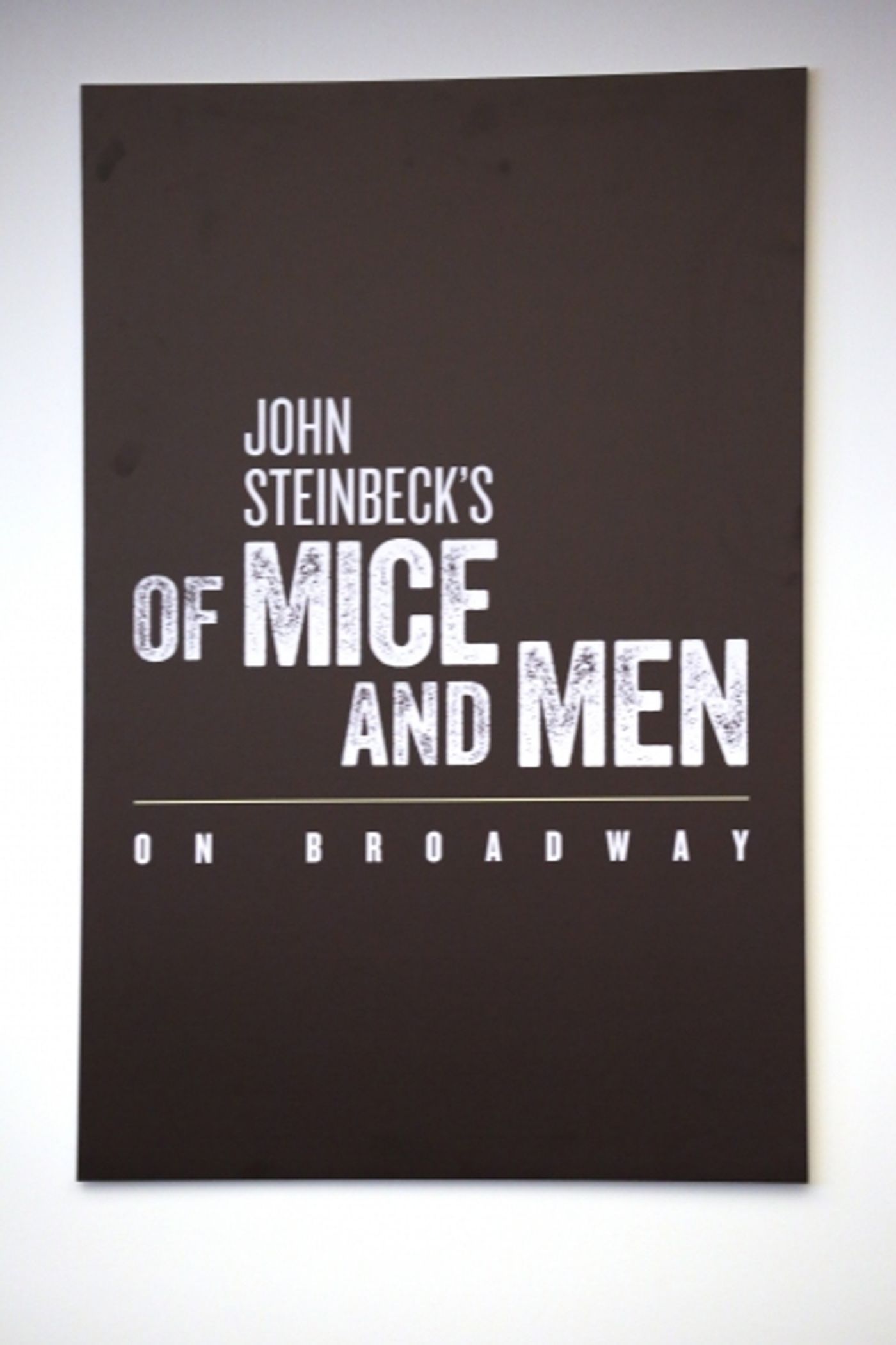 Photo Coverage: James Franco, Chris O'Dowd and OF MICE AND MEN Company Meet the Press! Photo Coverage: James Franco, Chris O'Dowd and OF MICE AND MEN Company Meet the Press! Image