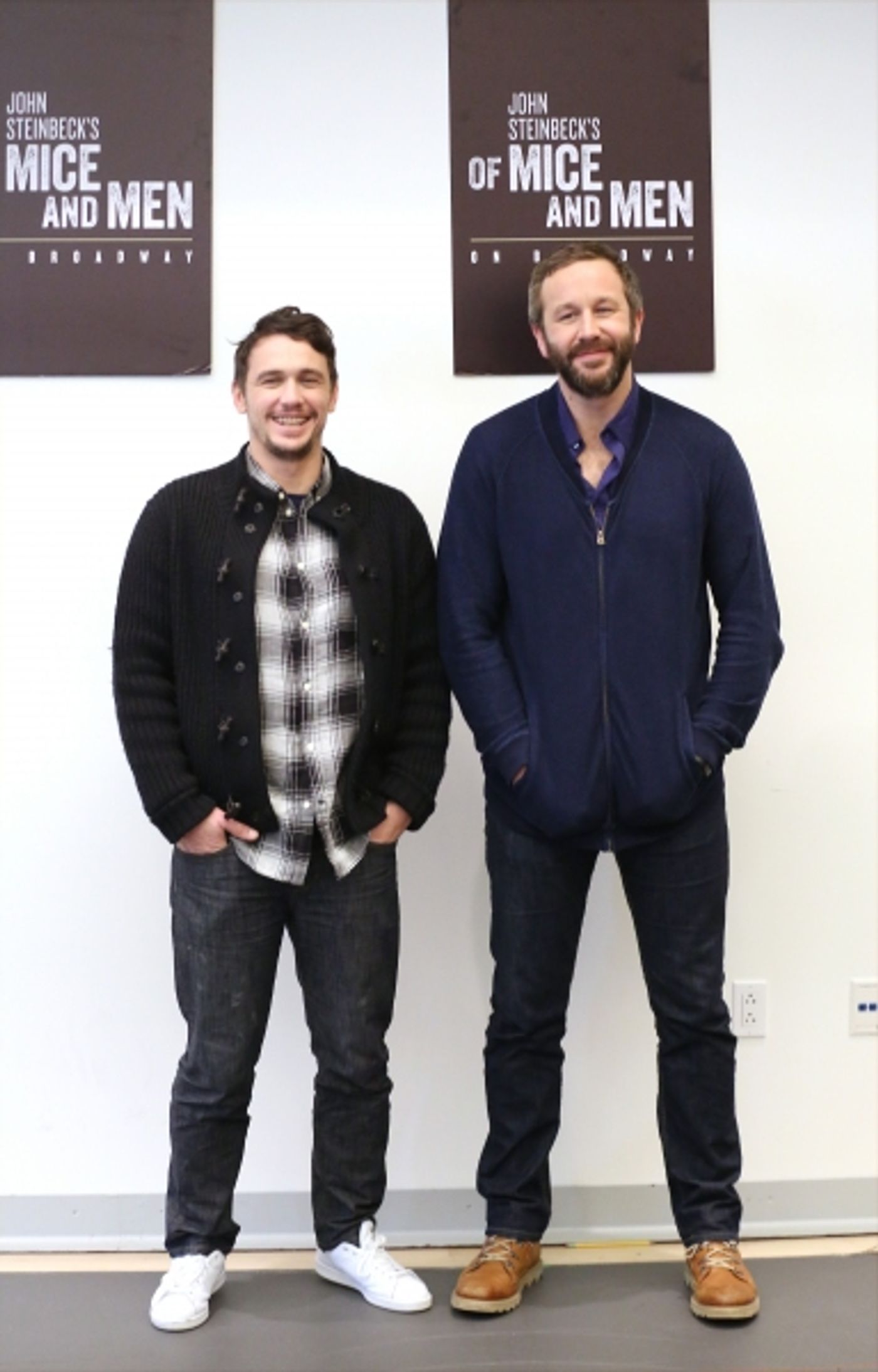 Photo Coverage: James Franco, Chris O'Dowd and OF MICE AND MEN Company Meet the Press!  Image