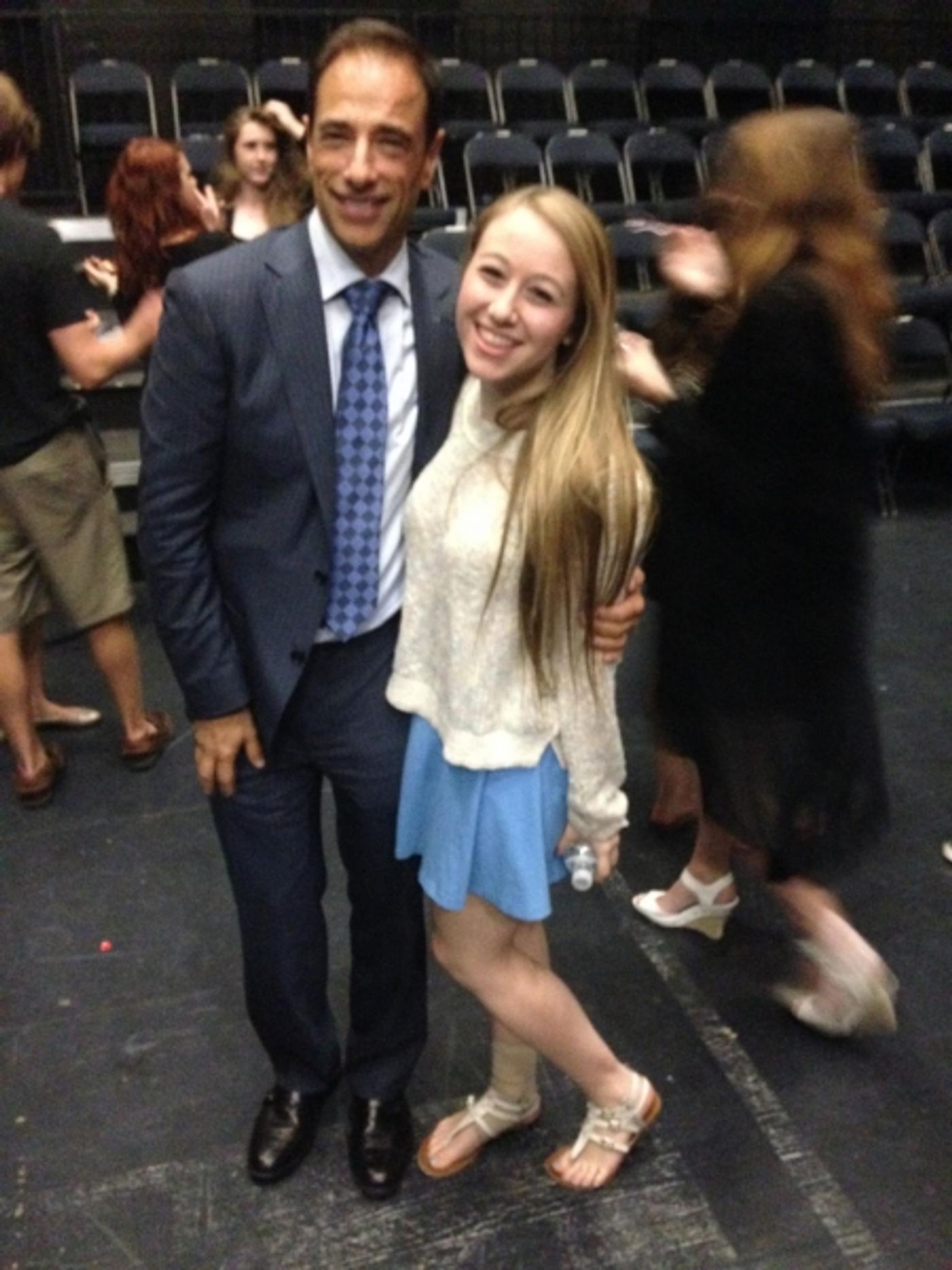 Photo Flash: Broadway Producer Hal Luftig Visits Dreyfoos School of the Arts Image