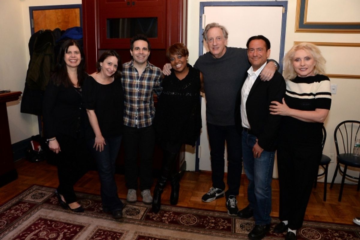 Dayle Reyfel, Rachel Dratch, Mario Cantone, Sherri Shepherd, Alan Zweibel, Eugene Pack, Debbie Harry at 