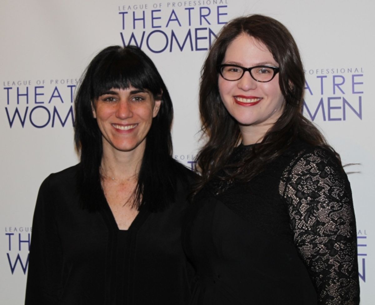 Leigh Silverman and Katherine Kovner at 