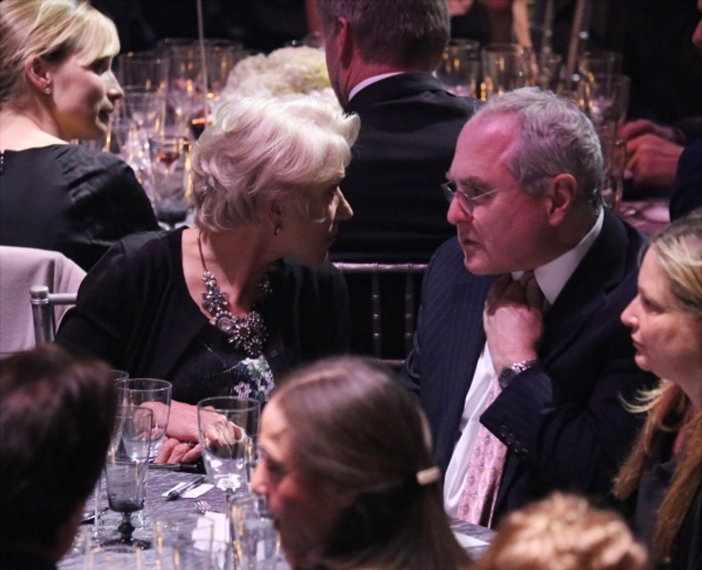 Photo Coverage: Bernadette Peters, Liam Neeson, & Alan Cumming & More Salute Sam Mendes at Roundabout Gala!  Image