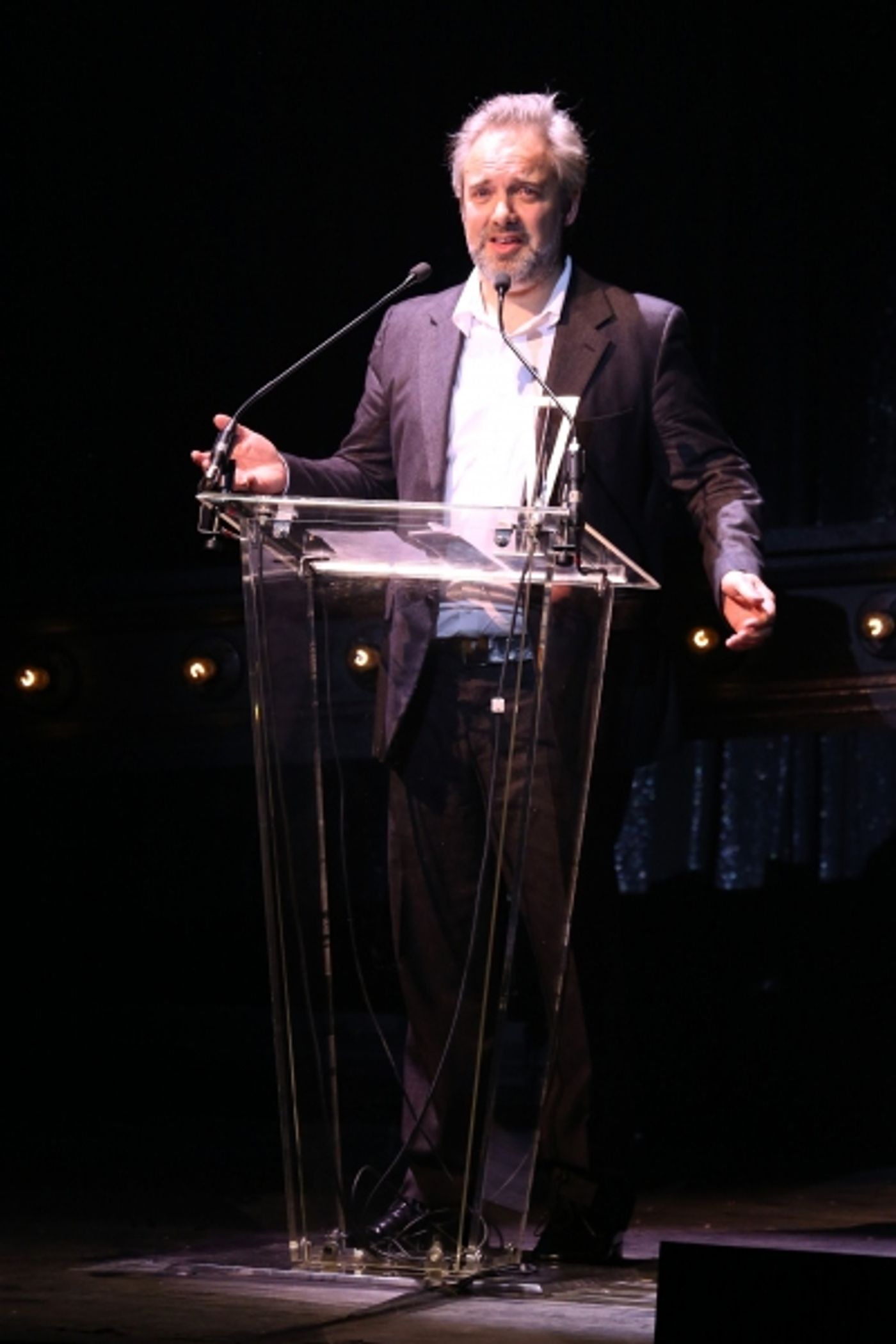Photo Coverage: Bernadette Peters, Liam Neeson, & Alan Cumming & More Salute Sam Mendes at Roundabout Gala!  Image