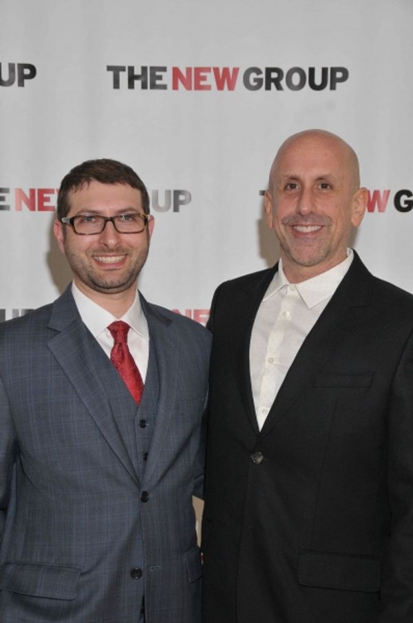 Adam Bernstein, Executive Director of The New Group, with Artistic Director Scott Ell Photo