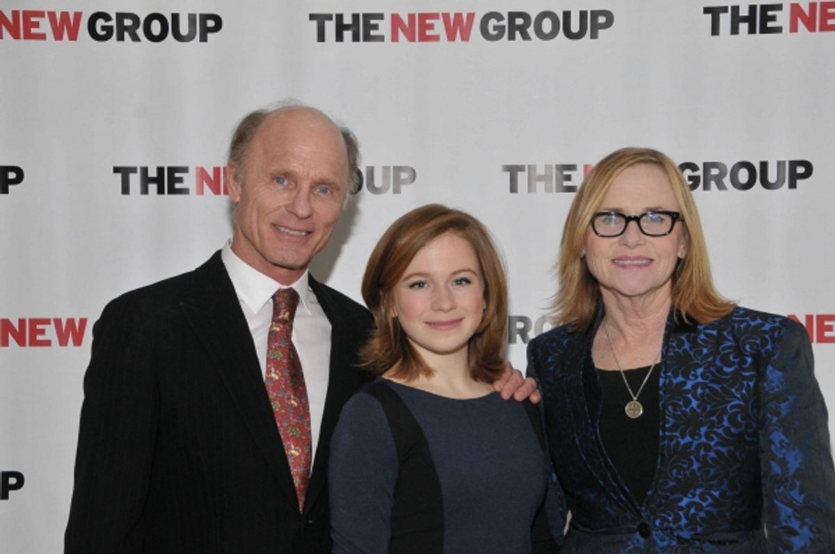 Ed Harris, Juliet Brett and Amy Madigan at 