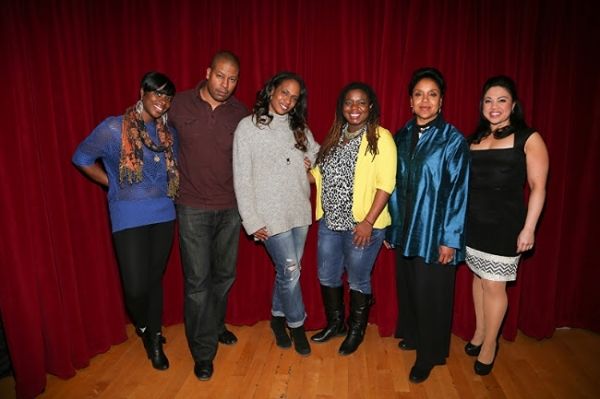 Nyahale Allie, Morocco Omari, Kamilah Forbes, Katori Hall, Phylicia Rashad and Maria- Photo