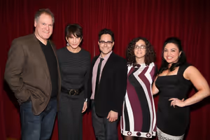 Jay O. Sanders, Mercedes Ruehl, Rajiv Joseph, Daniella Topol, and Maria-Christina Oli Photo