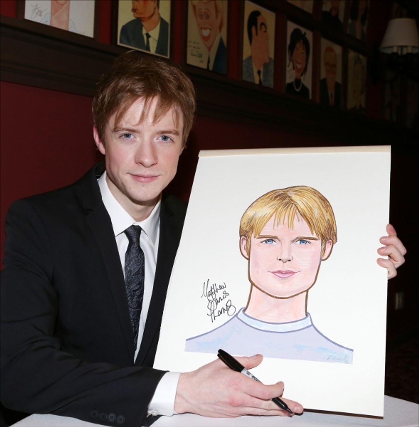 Photo Coverage: Sardi's Celebrates PIPPIN! Thomas, d'Amboise, Miller and Jones Get Caricatures  Image