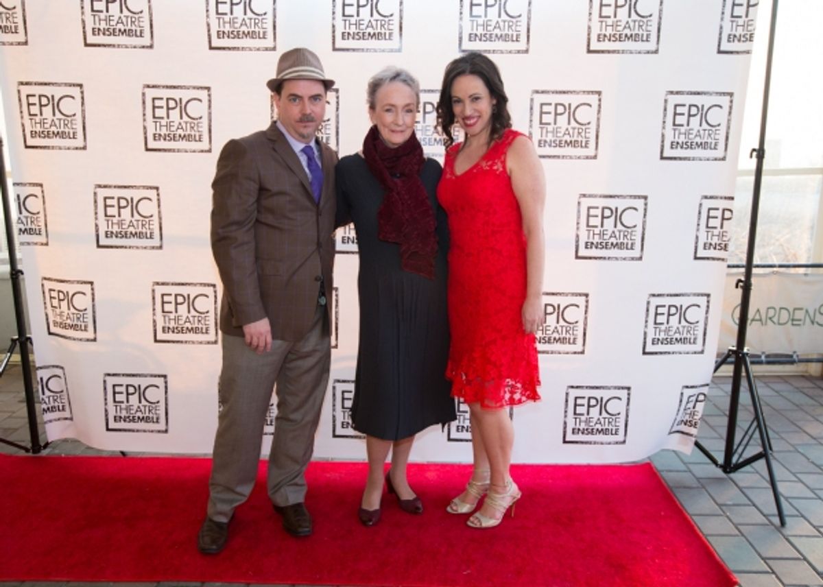 Director Ron Russell and Epic Artistic Director Melissa Friedman with Actress Kathleen Chalfant at 