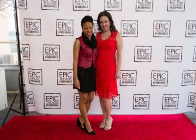 Actress and Playwright Nilaja Sun with Epic Artistic Director Melissa Friedman Photo
