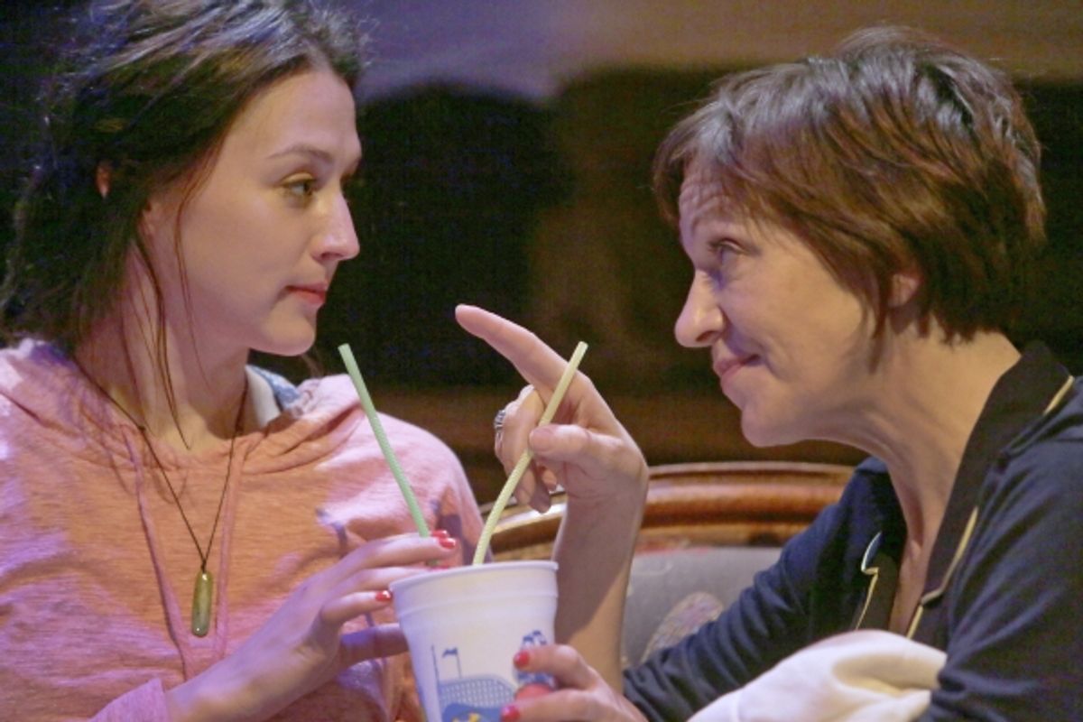 Kristen Magee (Andromeda) and Laura T. Fisher (Greer) at 