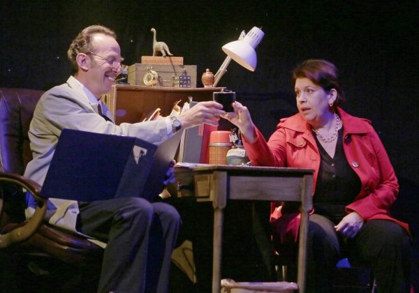 Steve Herson (Caretaker) and Meighan Gerachis (Dean Wreen) Photo