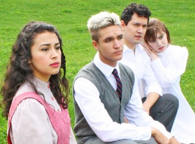 Sophia Flores, Angelo Giurbino, Elio Gutierrez and Holly Wilson Photo