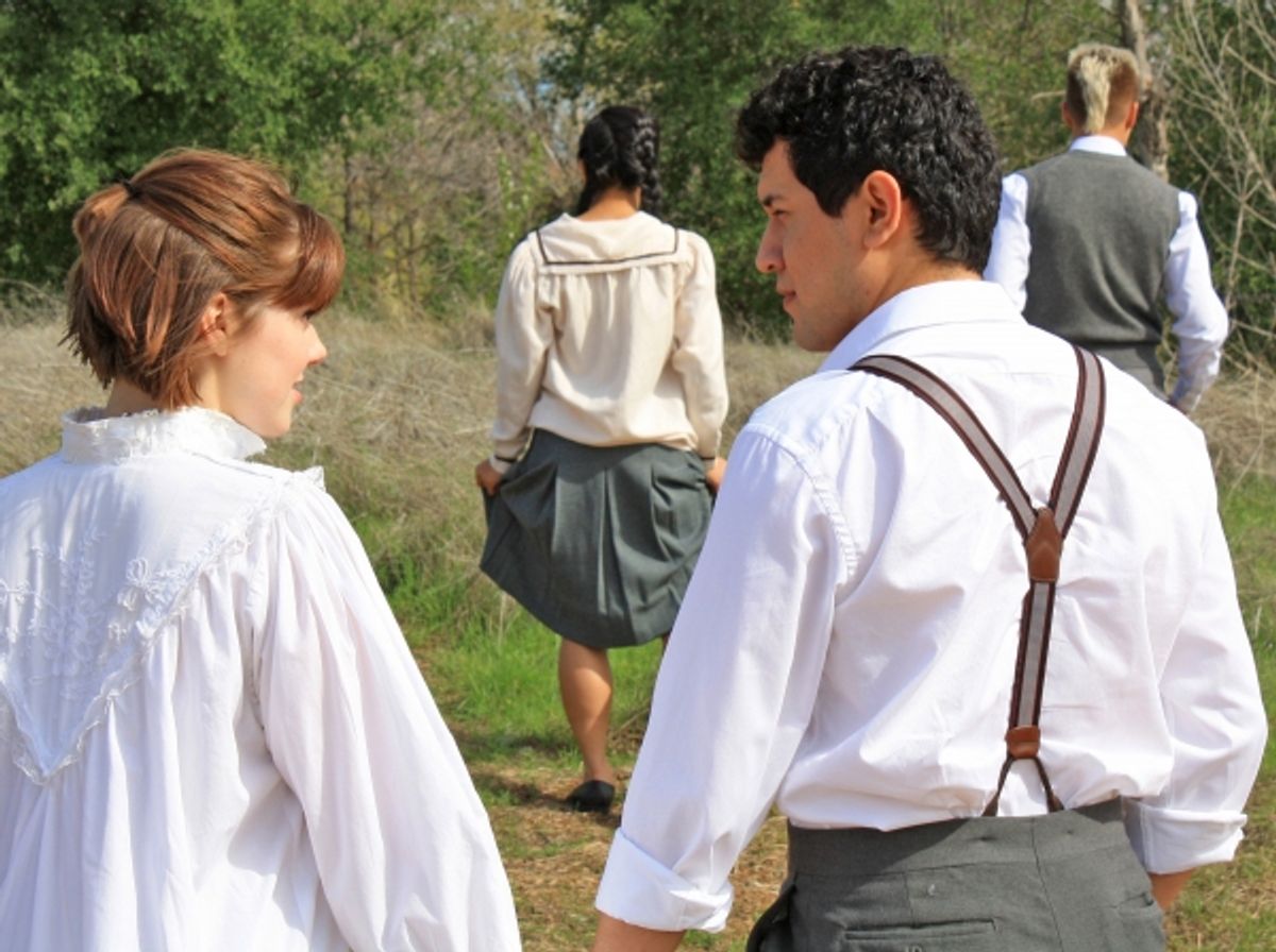 Holly Wilson, Claire Alano, Elio Gutierrez and Angelo Giurbino at 