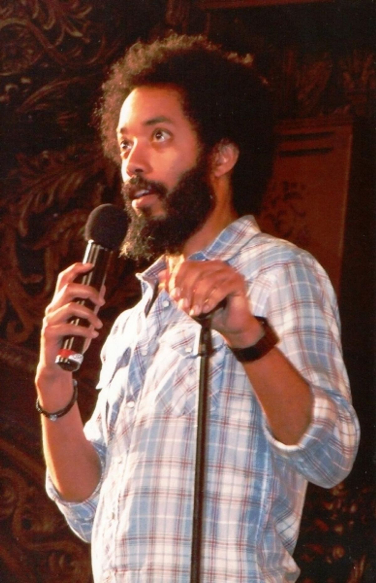 Former ''Daily Show With Jon Stewart'' correspondent  Wyatt Cenac, was among the lineup of talented performers at No Name Comedy Variety ''s 20th anniversary celebration at the United Palace. at 