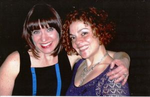 Author Ophira Eisenberg (NPR''s ''Ask Me Another'') (l) and author / storyteller Michele Carlo (Fish Out Of Agua) (r) were among the lineup of talented performers at No Name Comedy Variety ''s 20th anniversary celebration at the United Palace. @ BroadwayWorld Author Ophira Eisenberg (NPR''s ''Ask Me Another'') (l) and author / storyteller Mic Photo