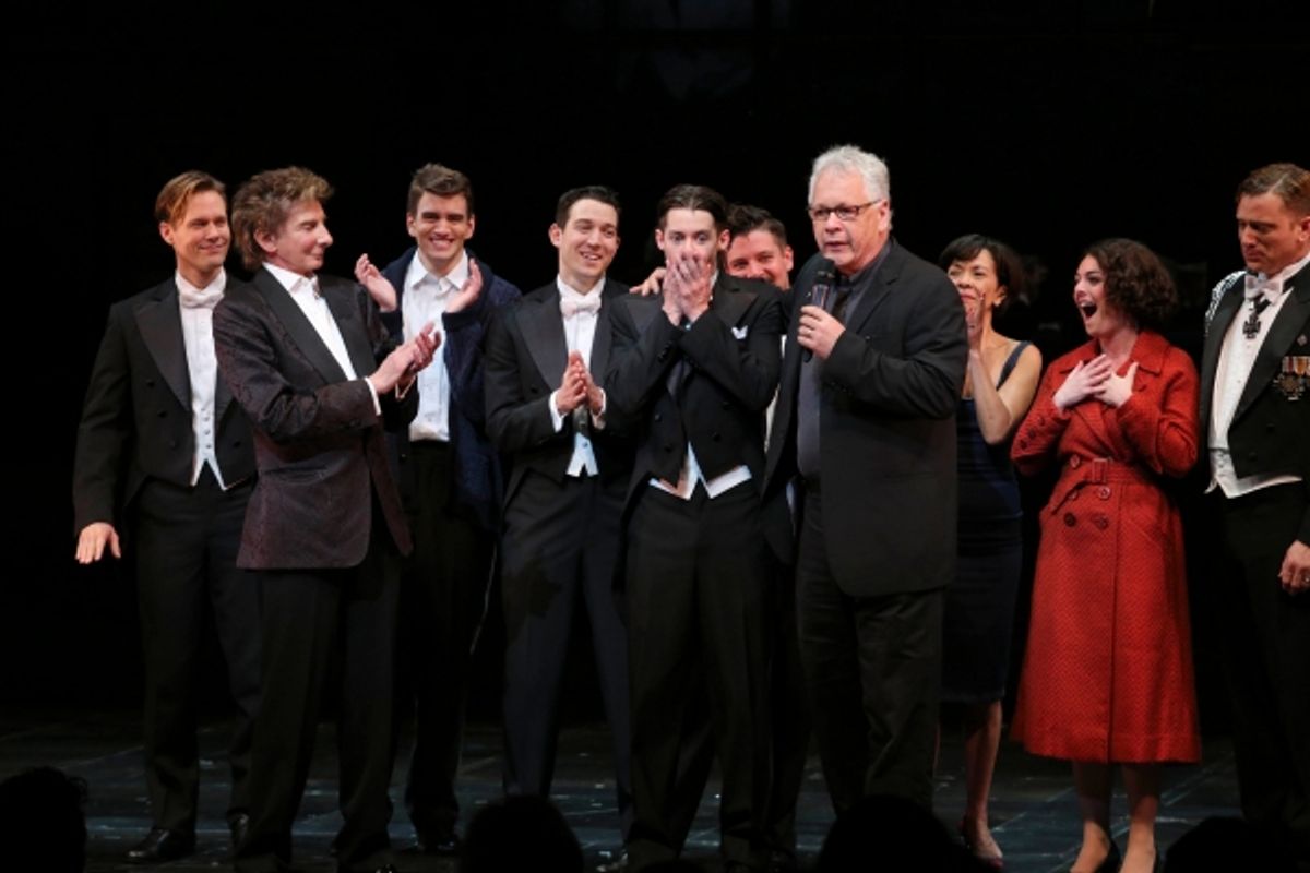 Will Taylor, Barry Manilow, Shayne Kennon, Matt Bailey, Chris Dwan, Will Blum, Bruce Sussman, JoAnn M. Hunter, Hannah Corneau, Chad Lindsey at 