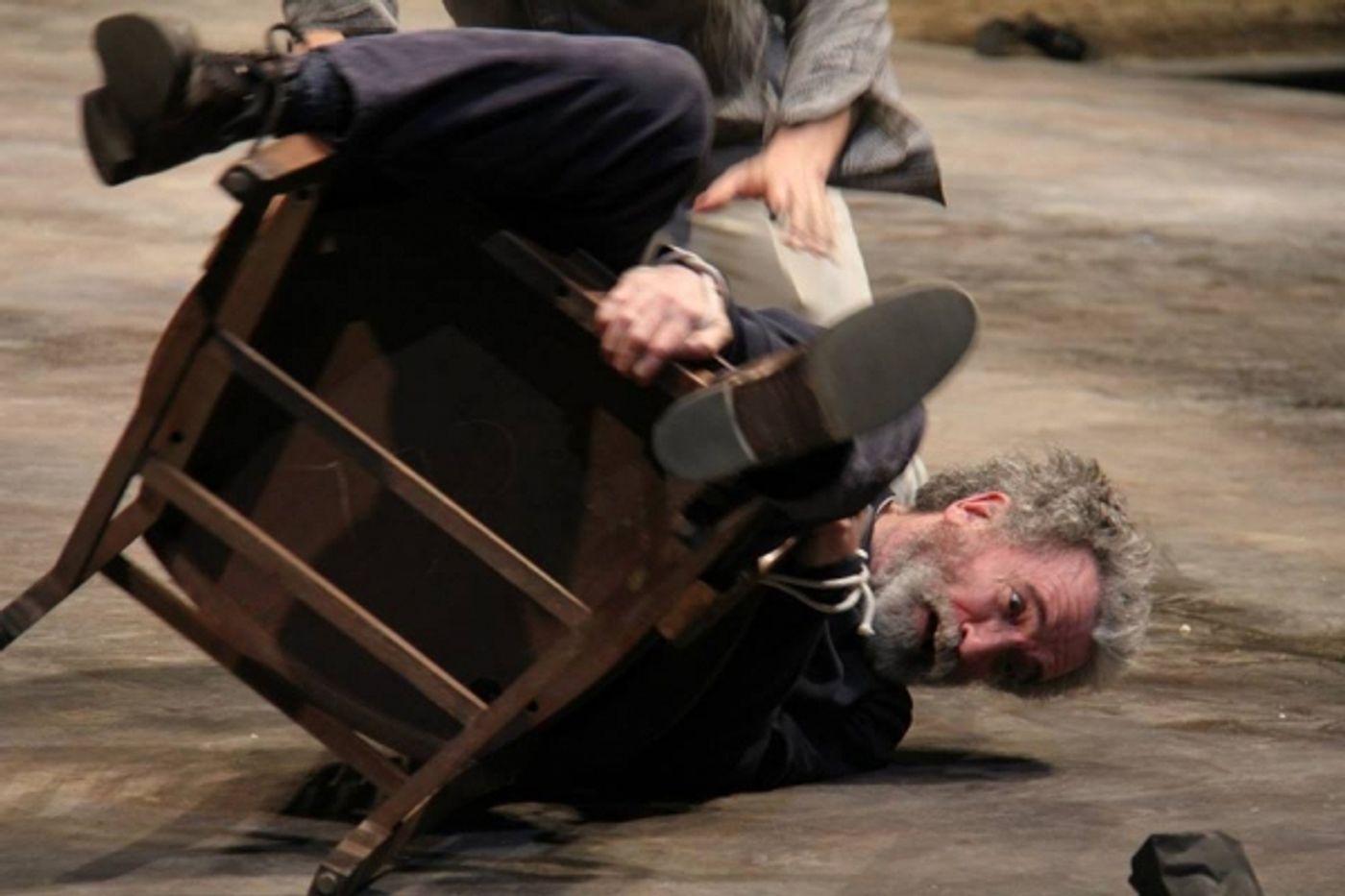 Photo Flash: In Rehearsal with Michael Pennington and More in KING LEAR at Theater for a New Audience  Image