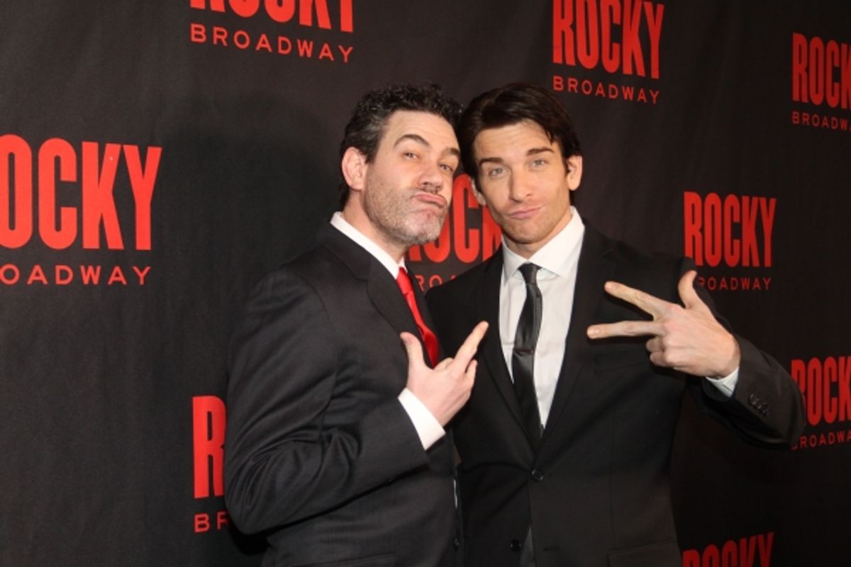 Kevin Del Aguila and Andy Karl at 