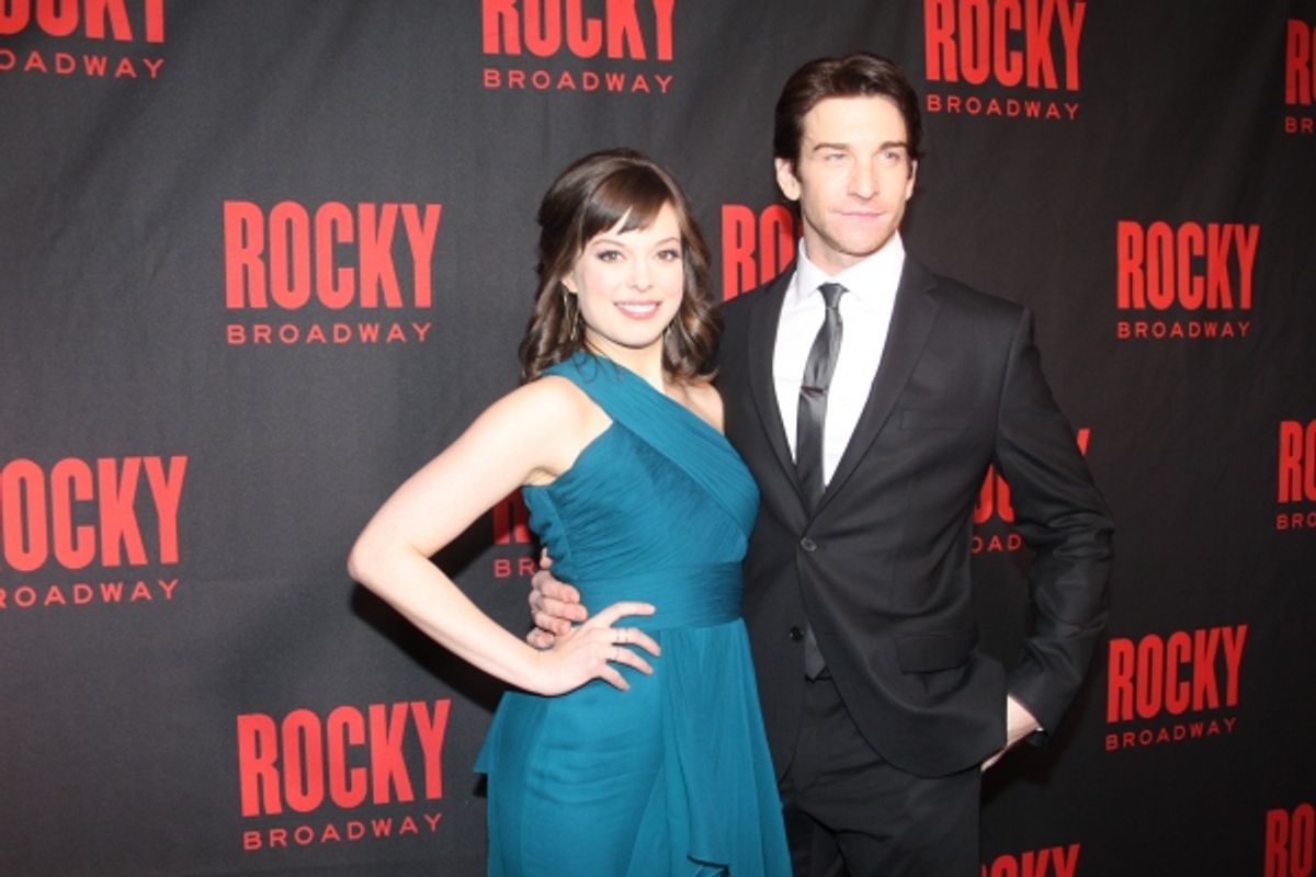 Margo Seibert and Andy Karl at 