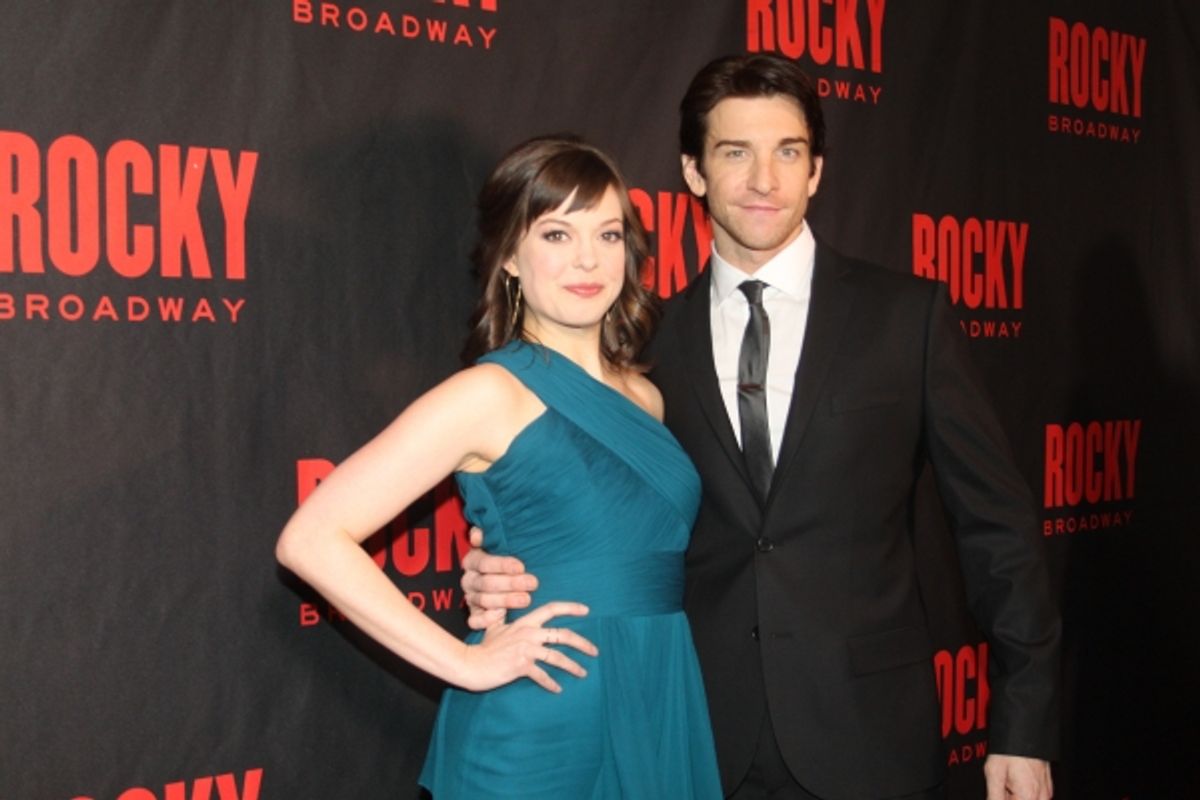 Margo Seibert and Andy Karl at 