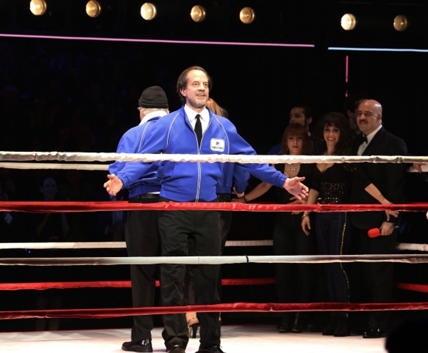 Photo Coverage: Go In the Ring with the Cast of ROCKY! Inside the Opening Night Curtain Call!  Image