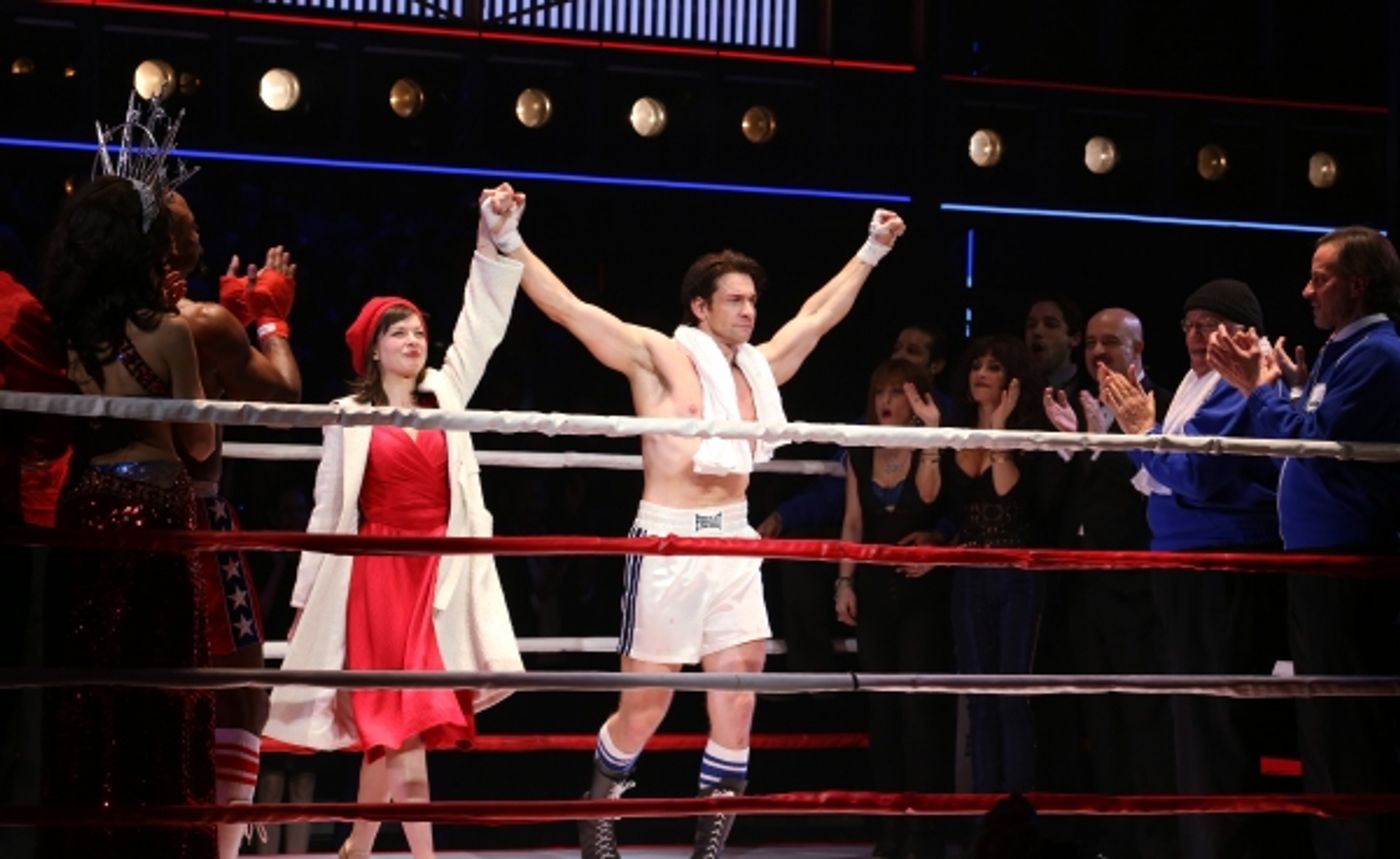 Photo Coverage: Go In the Ring with the Cast of ROCKY! Inside the Opening Night Curtain Call!  Image