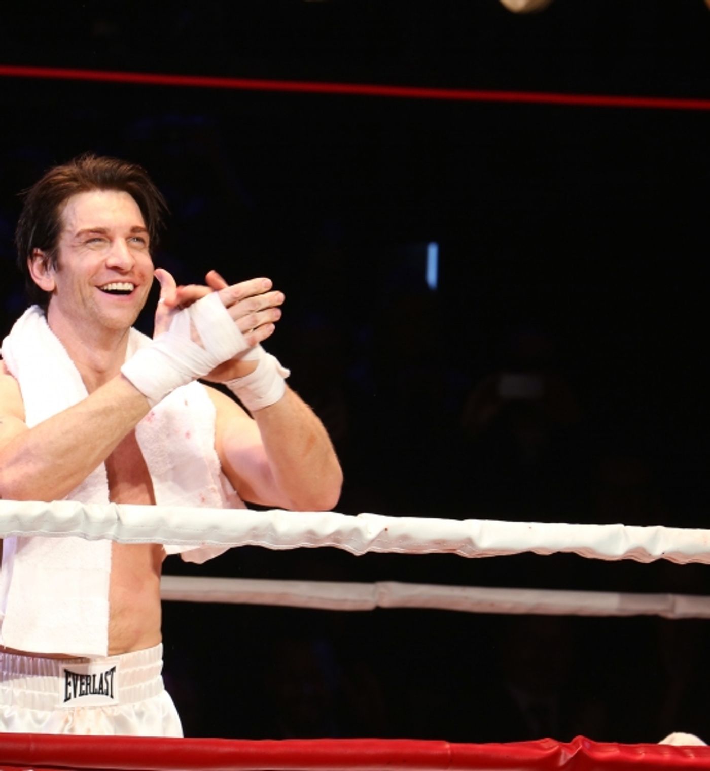 Photo Coverage: Go In the Ring with the Cast of ROCKY! Inside the Opening Night Curtain Call!  Image