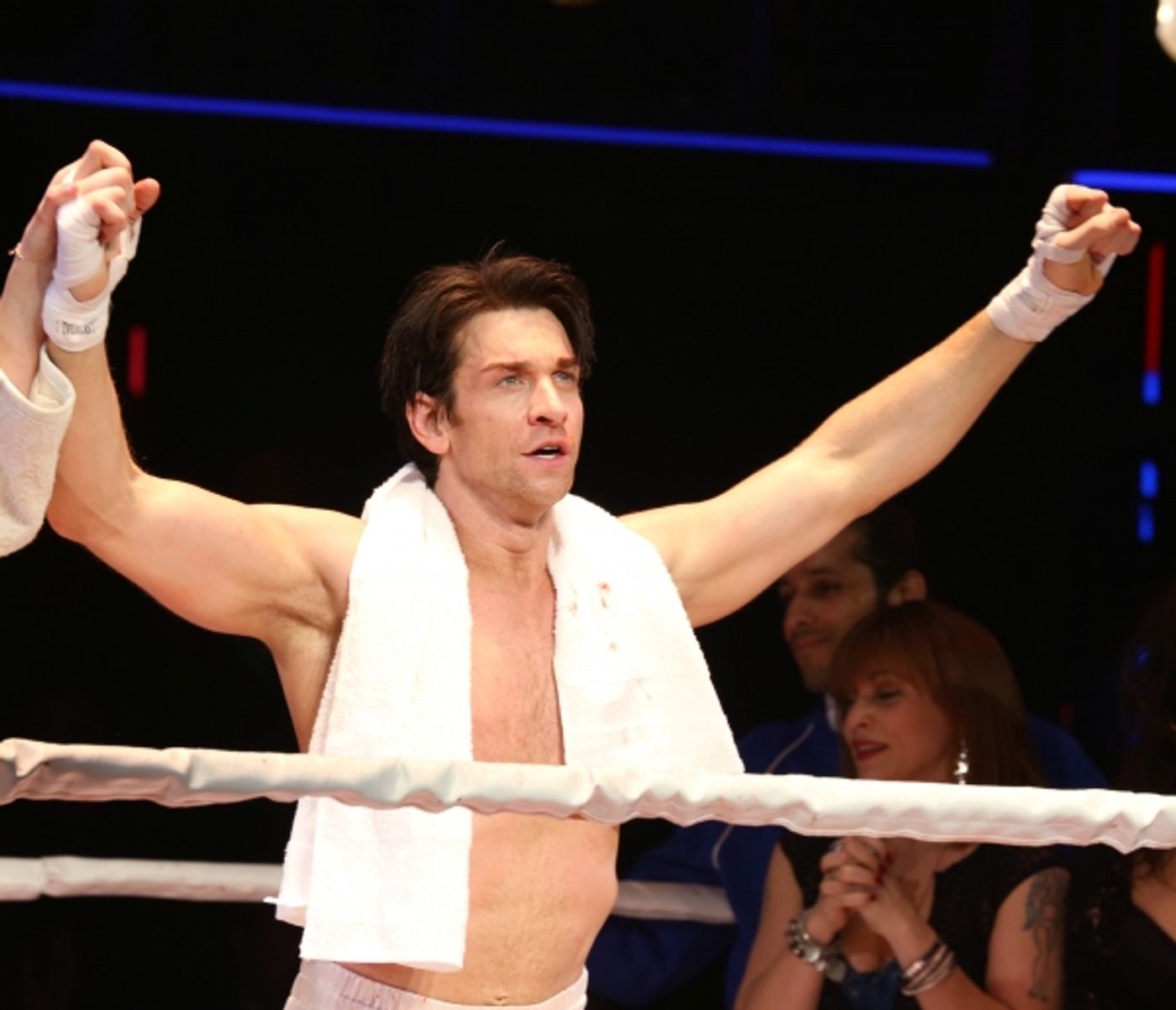 Photo Coverage: Go In the Ring with the Cast of ROCKY! Inside the Opening Night Curtain Call!  Image