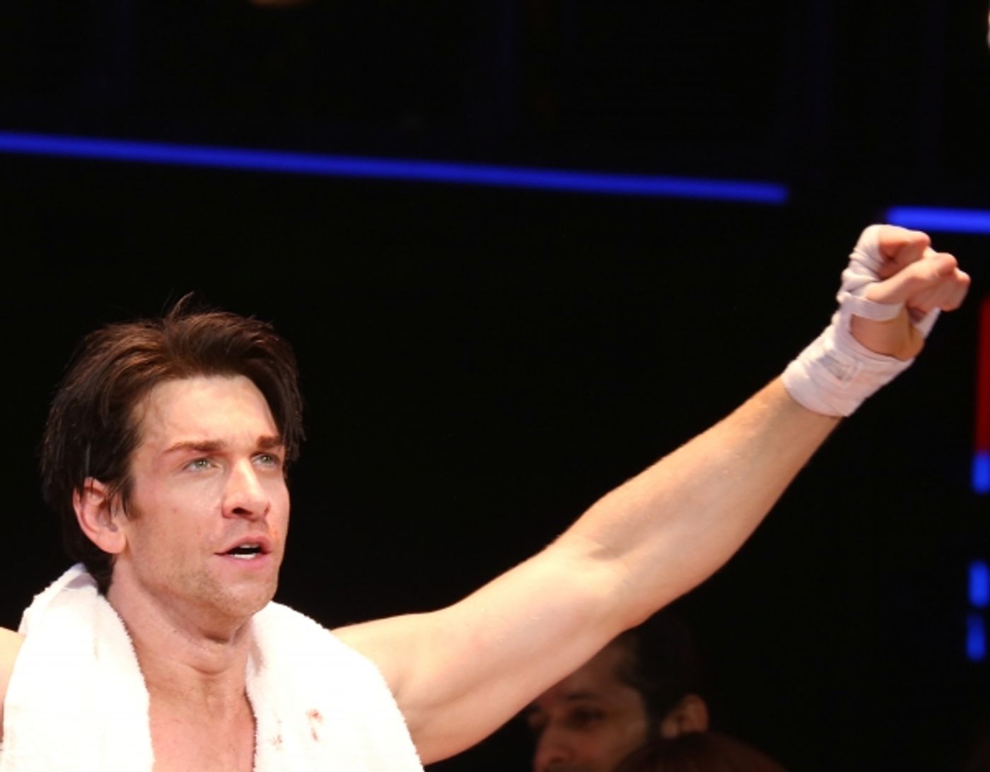Photo Coverage: Go In the Ring with the Cast of ROCKY! Inside the Opening Night Curtain Call!  Image