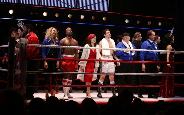 Jennifer Mudge, Terence Archie, Margo Seibert, Andy Karl, Dakin Matthews, Danny Mastr Photo