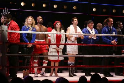 Jennifer Mudge, Terence Archie, Margo Seibert, Andy Karl, Dakin Matthews, Danny Mastr Photo
