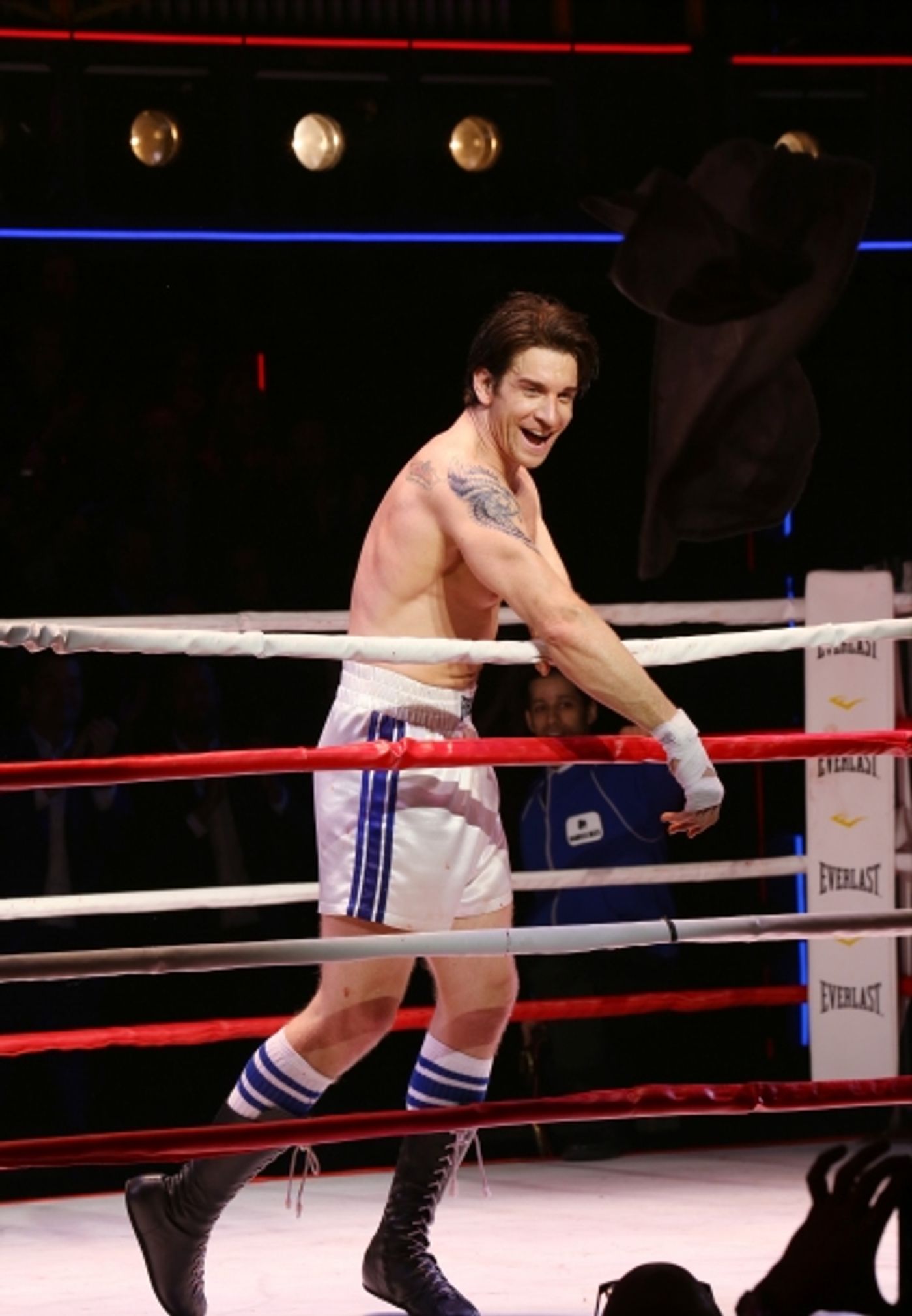 Photo Coverage: Go In the Ring with the Cast of ROCKY! Inside the Opening Night Curtain Call!  Image