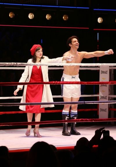 Margo Seibert and Andy Karl  Photo