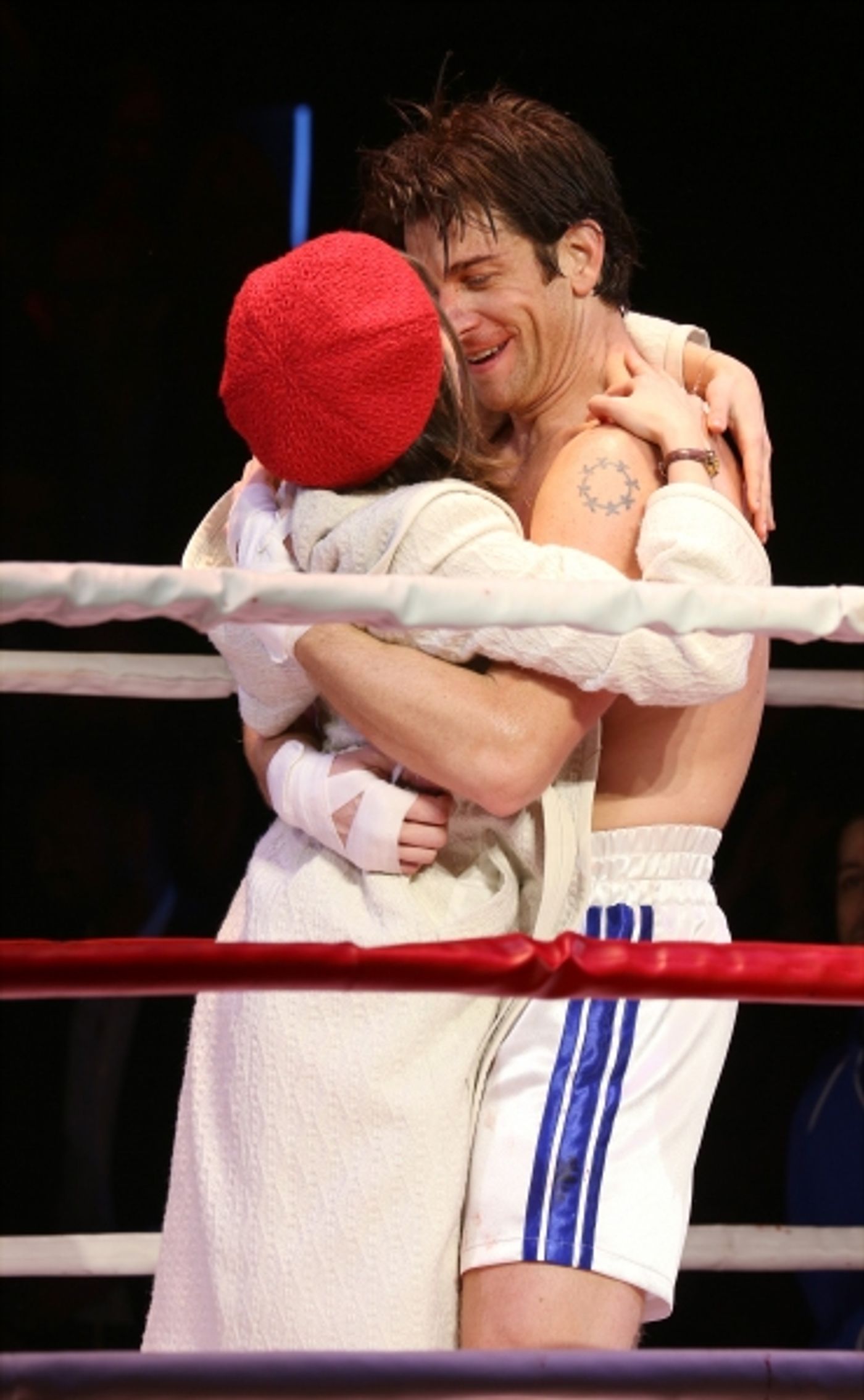 Photo Coverage: Go In the Ring with the Cast of ROCKY! Inside the Opening Night Curtain Call!  Image