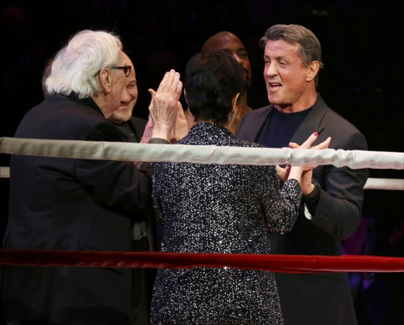 Photo Coverage: Go In the Ring with the Cast of ROCKY! Inside the Opening Night Curtain Call!  Image
