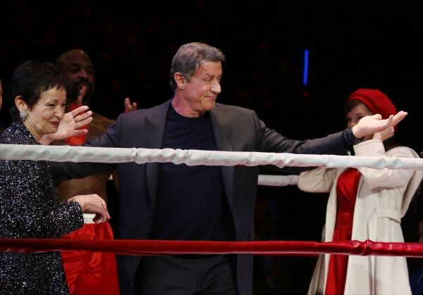 Lynn Ahrens, Terence Archie, Sylvester Stallone and Margo Seibert  Photo